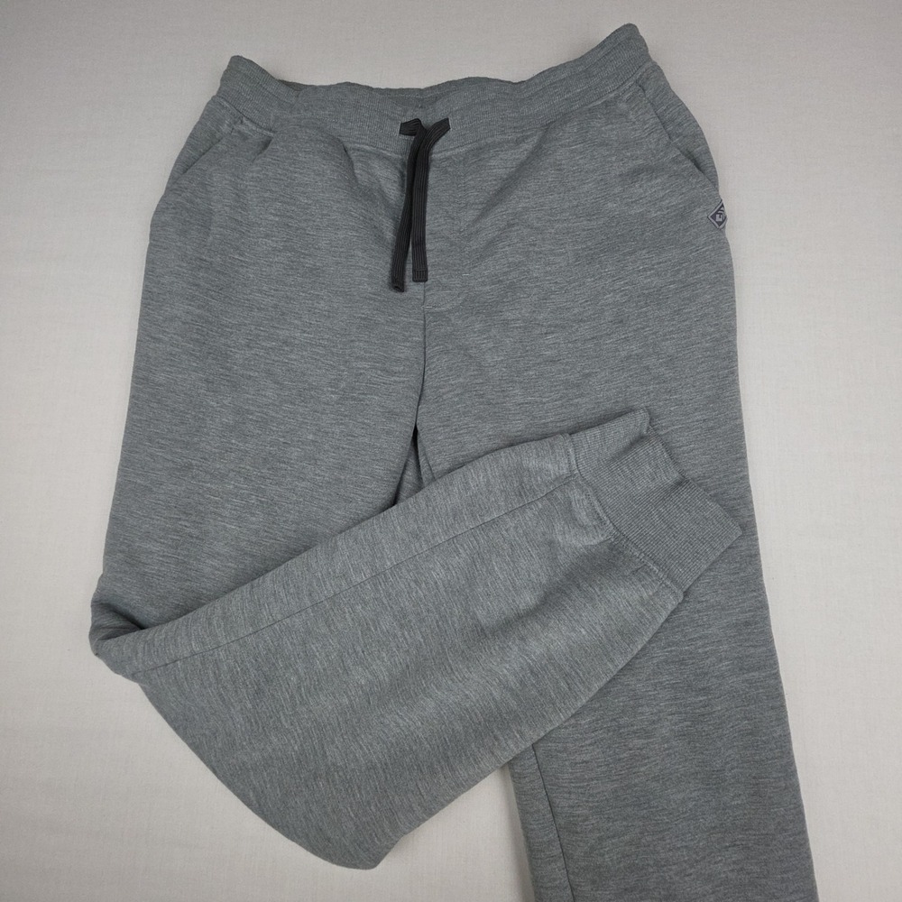 Free Country Sherpa Lined Jogger Sweatpants Mens Medium Gray Heathered